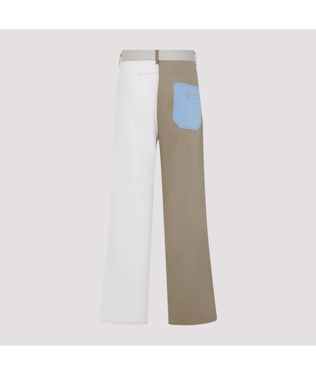 GIVENCHY Мульти хлопковые повседневные брюки, фото 3