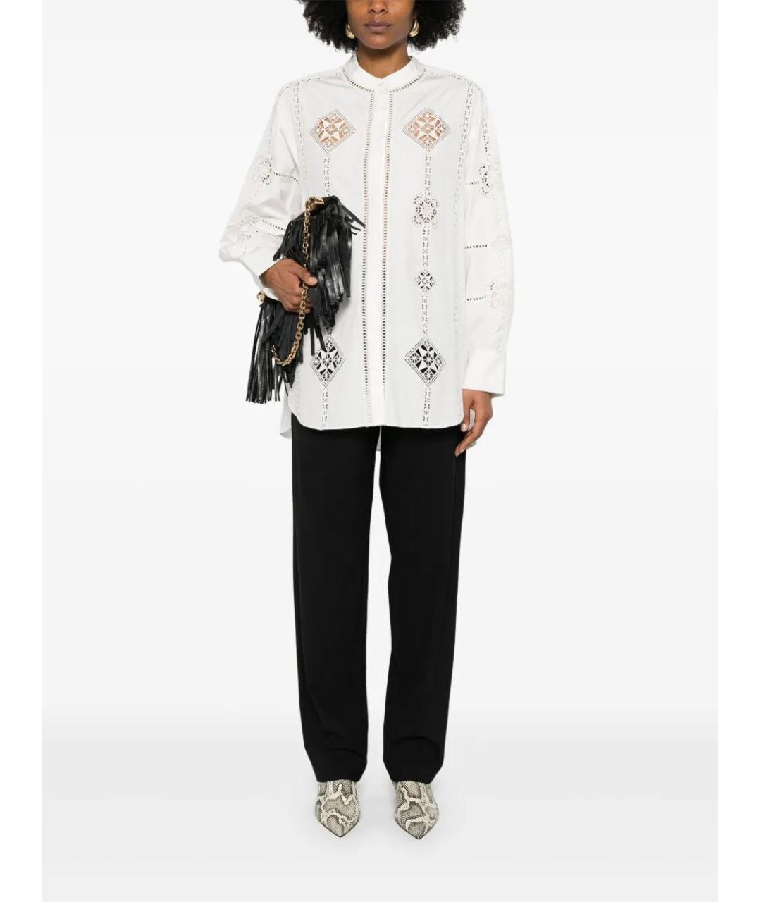 ISABEL MARANT Белая хлопковая рубашка, фото 2