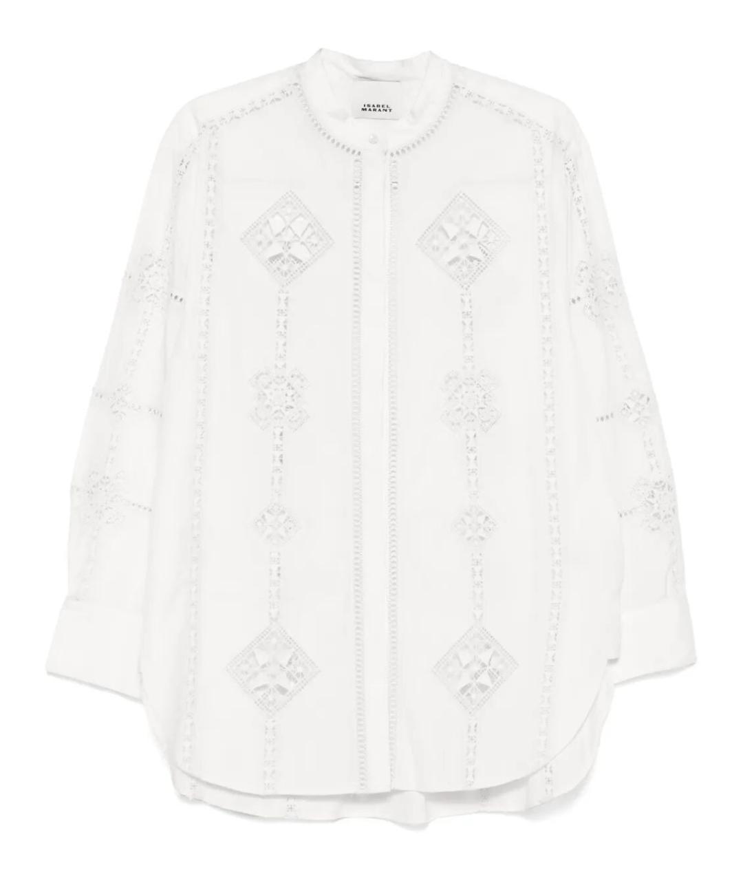 ISABEL MARANT Белая хлопковая рубашка, фото 1