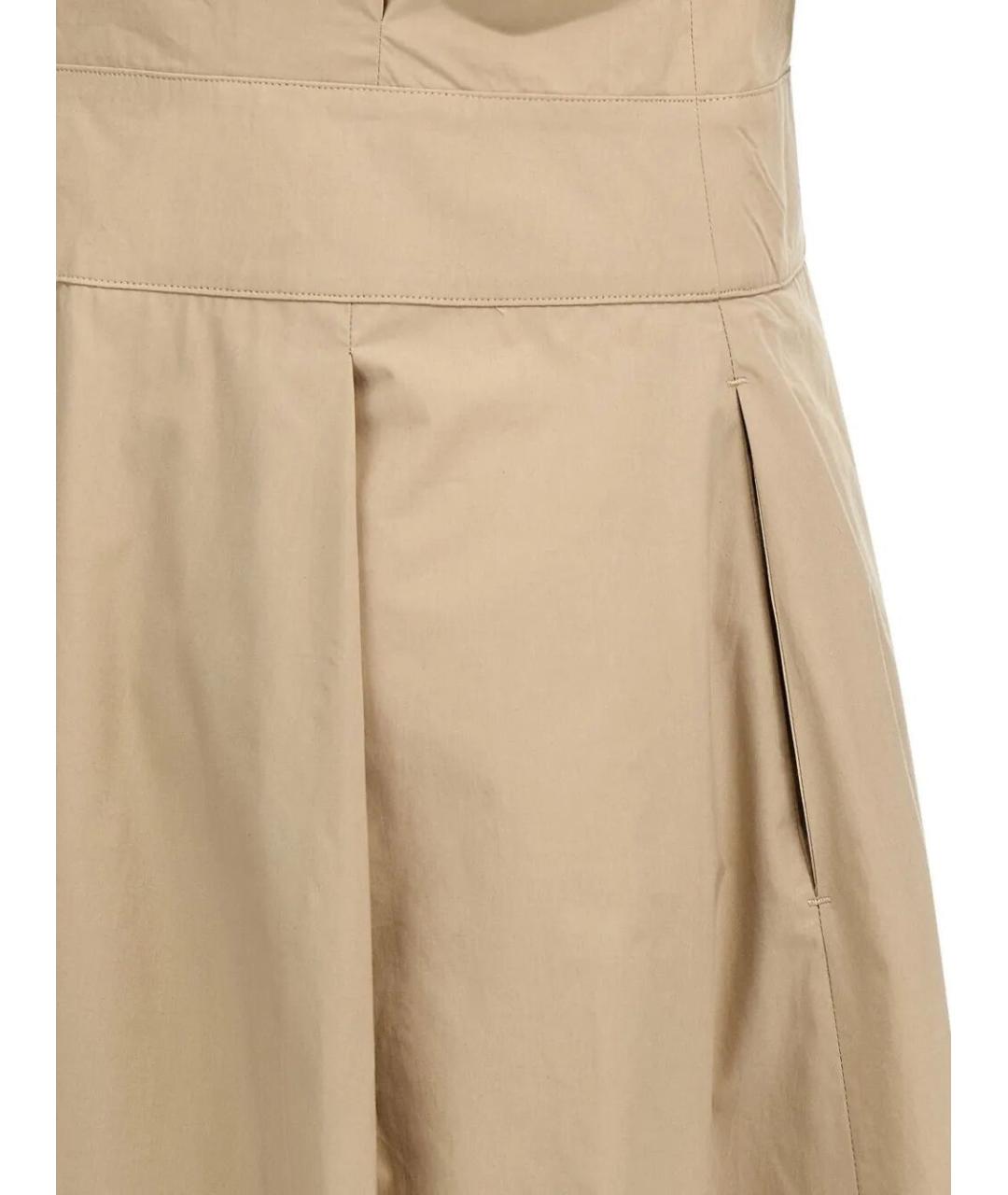 A.P.C. Бежевое хлопковое повседневное платье, фото 4