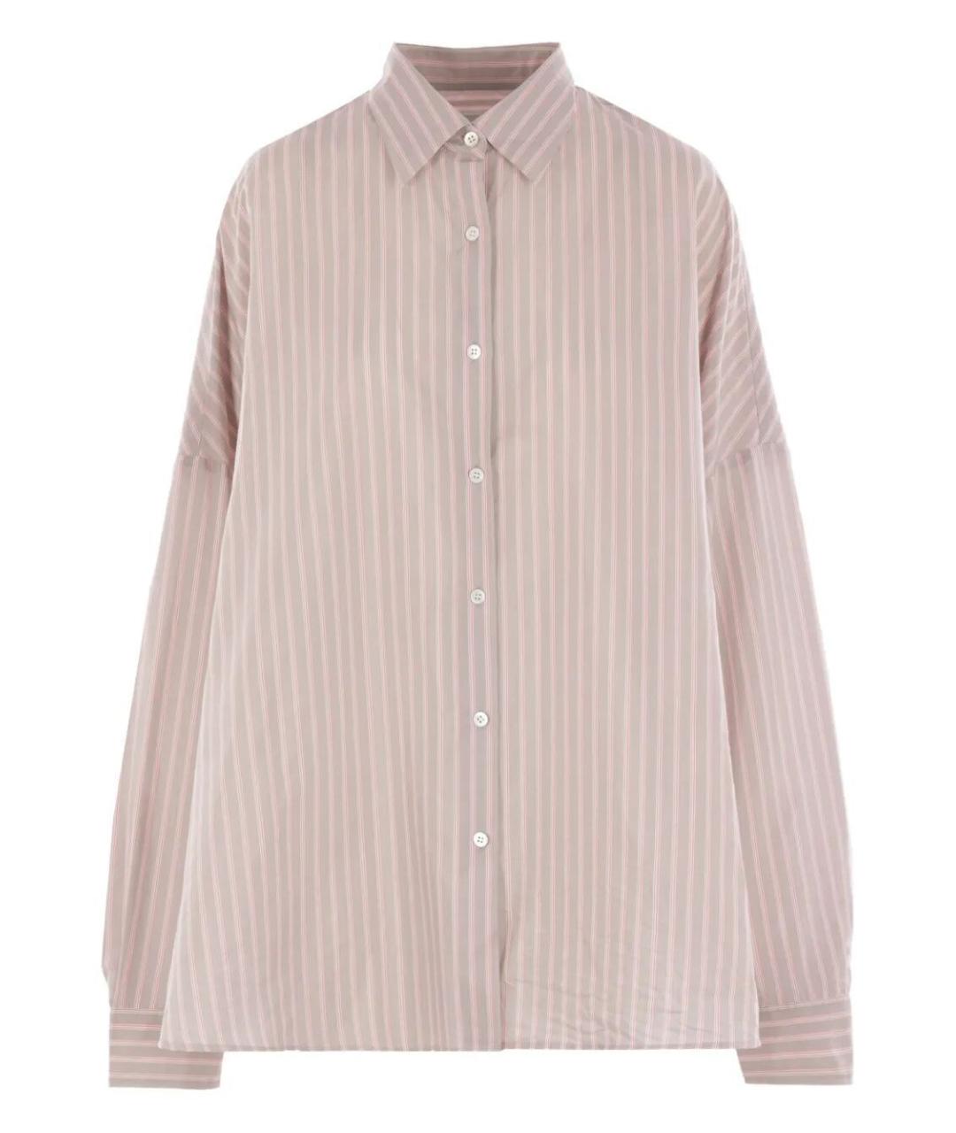 DRIES VAN NOTEN Розовая хлопковая рубашка, фото 1