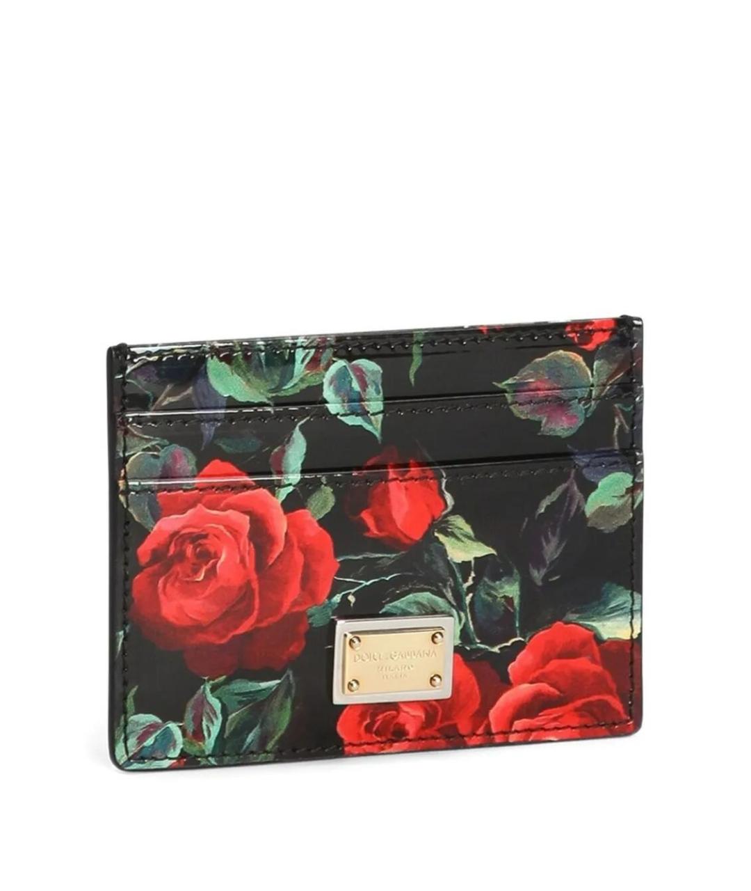 DOLCE&GABBANA Мульти кардхолдер из лакированной кожи, фото 3