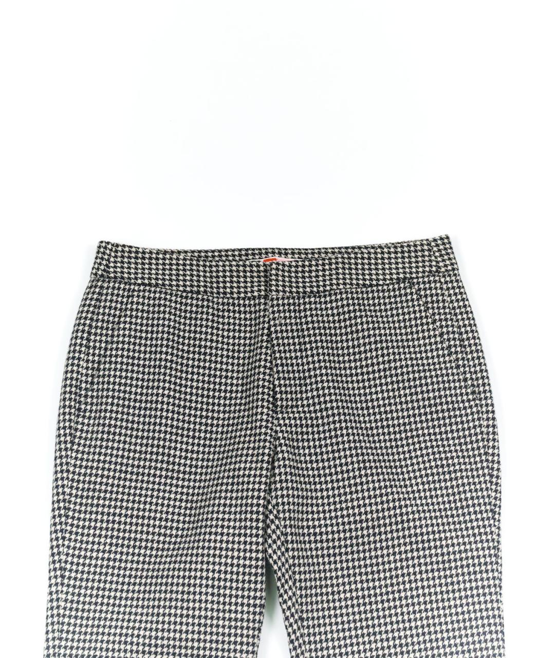 MSGM Мульти шерстяные прямые брюки, фото 4