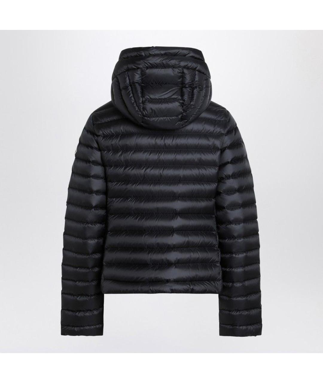 MONCLER Темно-синий полиамидовый пуховик, фото 2