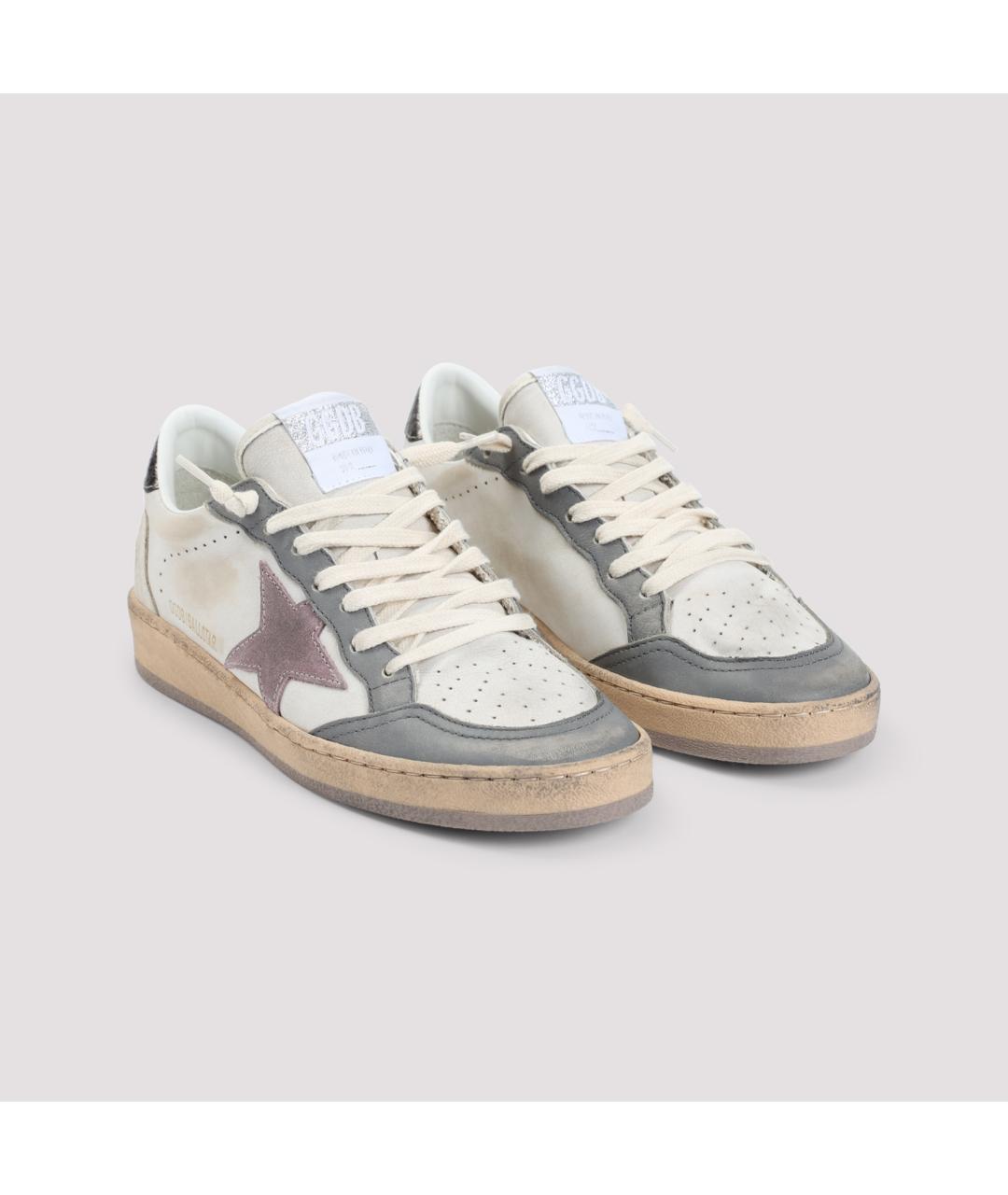GOLDEN GOOSE DELUXE BRAND Мульти кожаные кеды, фото 4