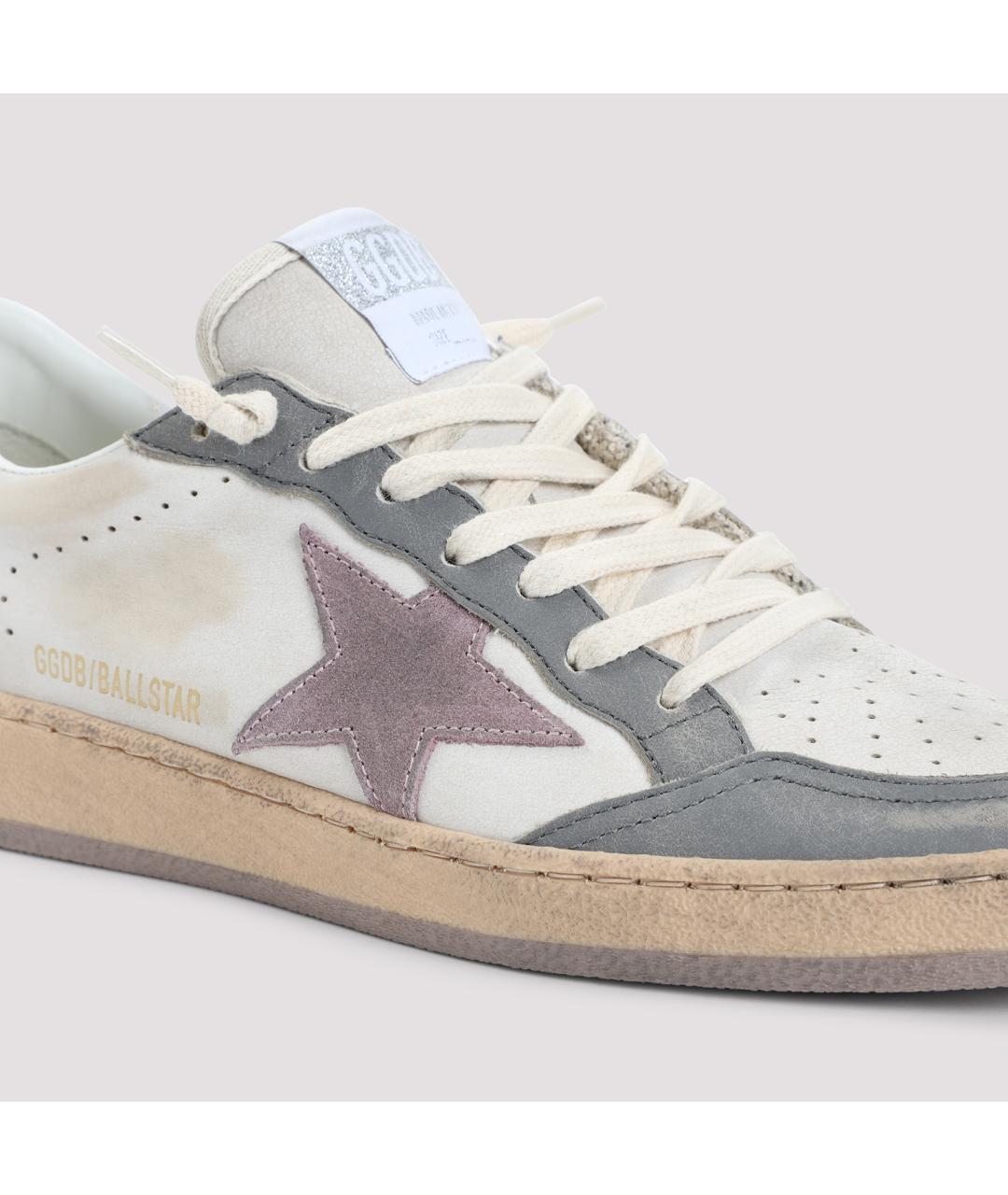 GOLDEN GOOSE DELUXE BRAND Мульти кожаные кеды, фото 5