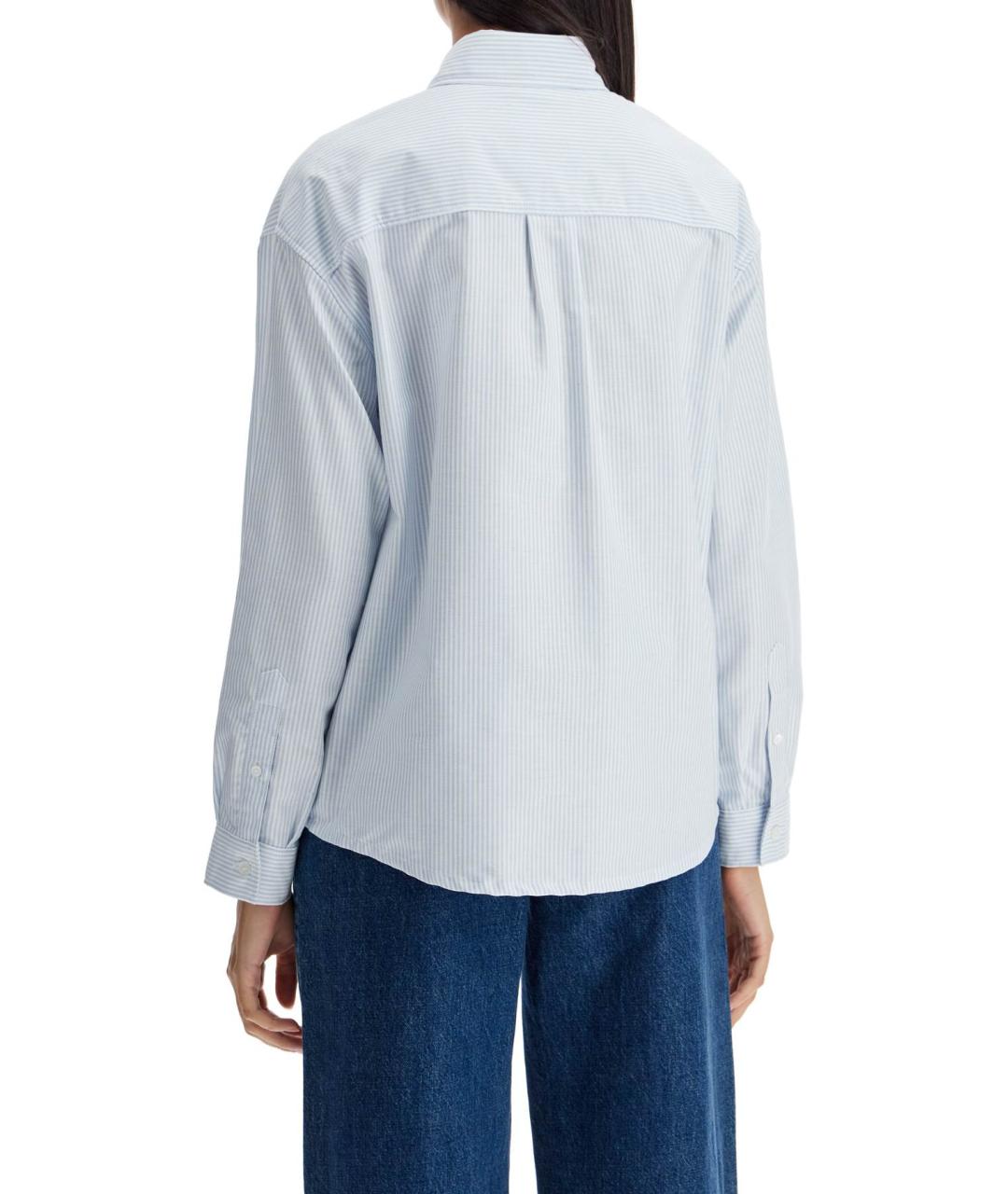 A.P.C. Голубая хлопковая рубашка, фото 3
