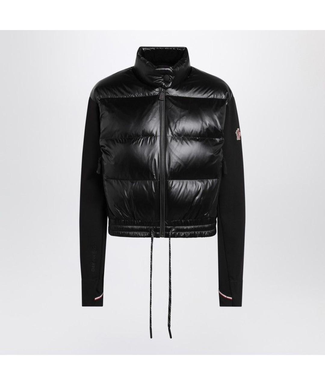 MONCLER Черная полиамидовая куртка, фото 3