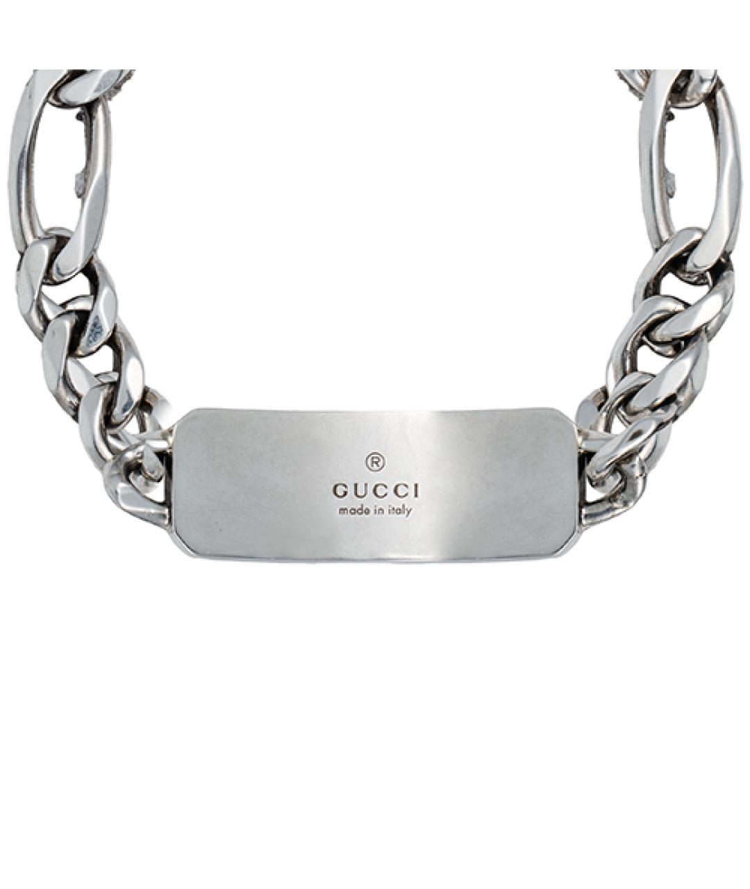 GUCCI Серебряный браслет, фото 2