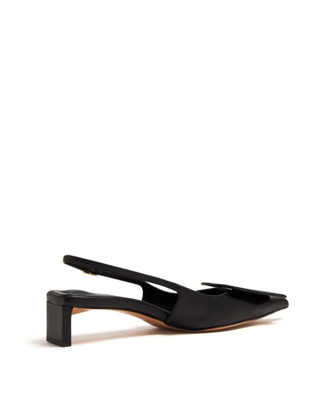 JACQUEMUS Черные кожаные туфли, фото 3
