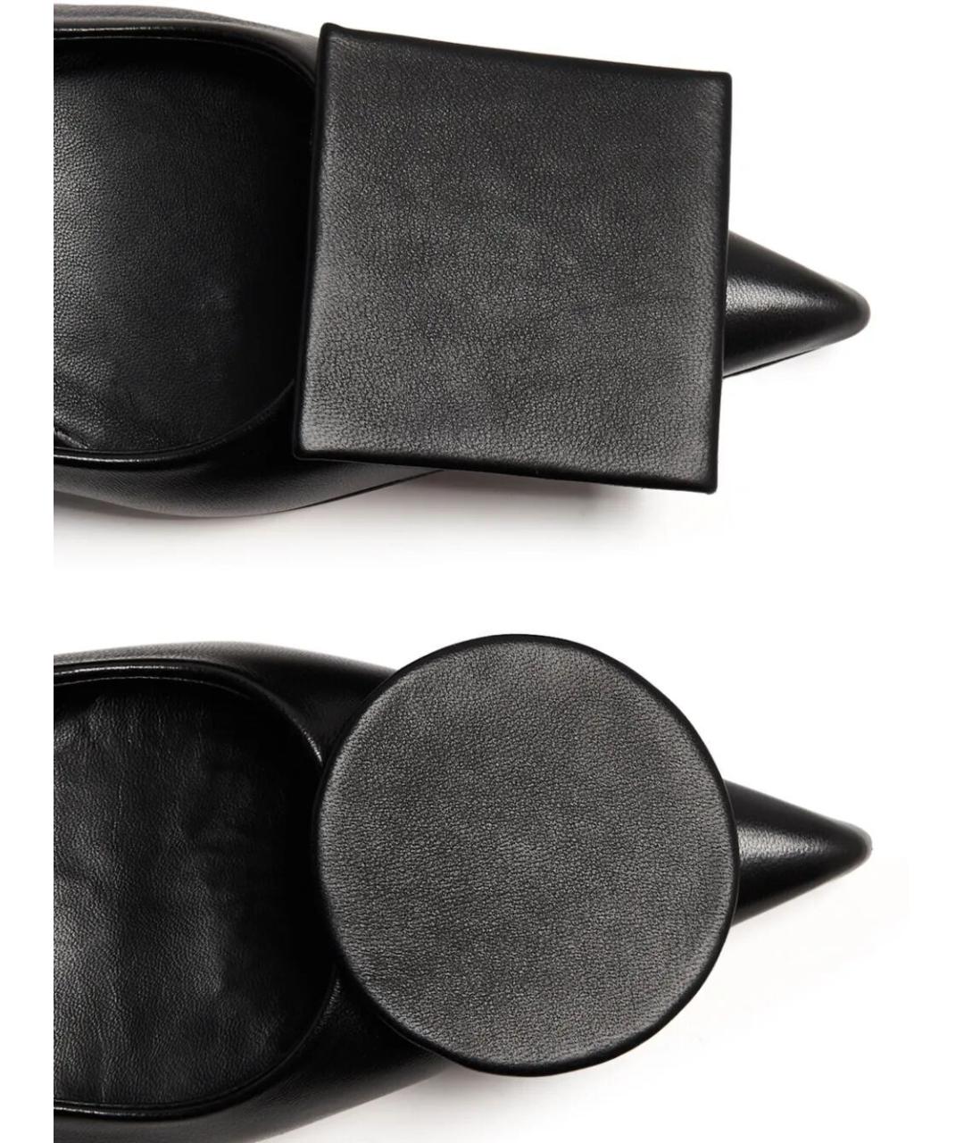 JACQUEMUS Черные кожаные туфли, фото 2