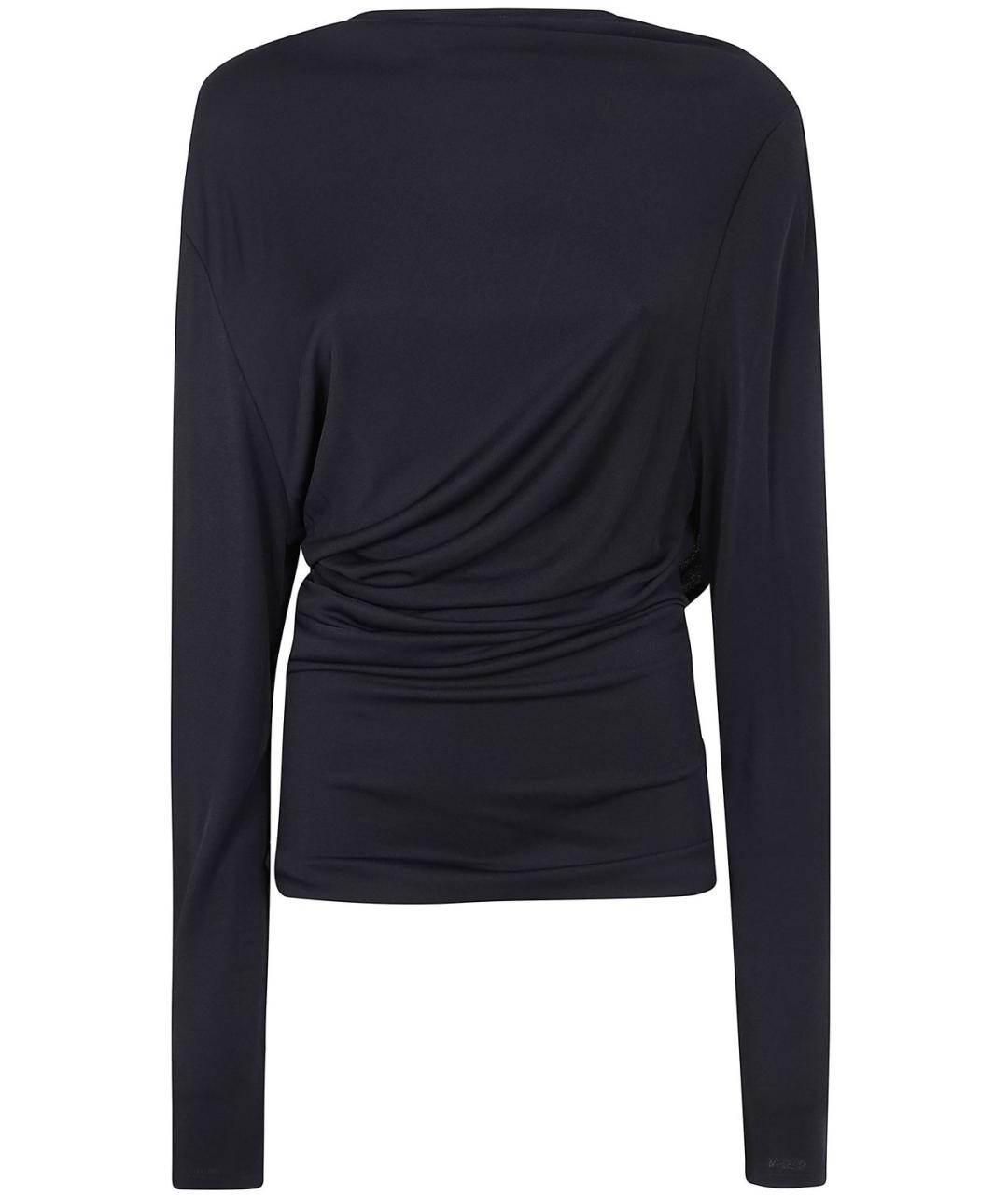JACQUEMUS Черное вискозное коктейльное платье, фото 1