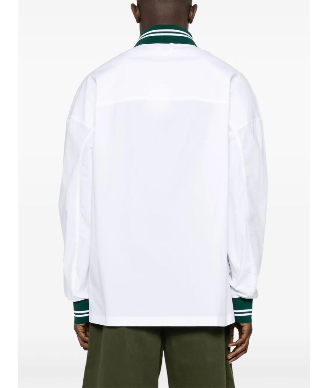 JACQUEMUS Белая хлопковая кэжуал рубашка, фото 3
