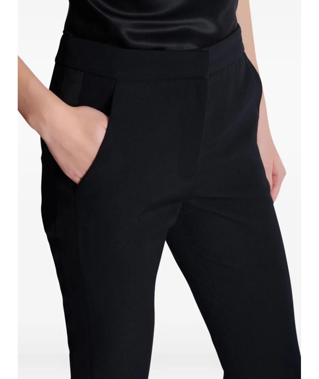 BALMAIN Черные шерстяные брюки узкие, фото 5