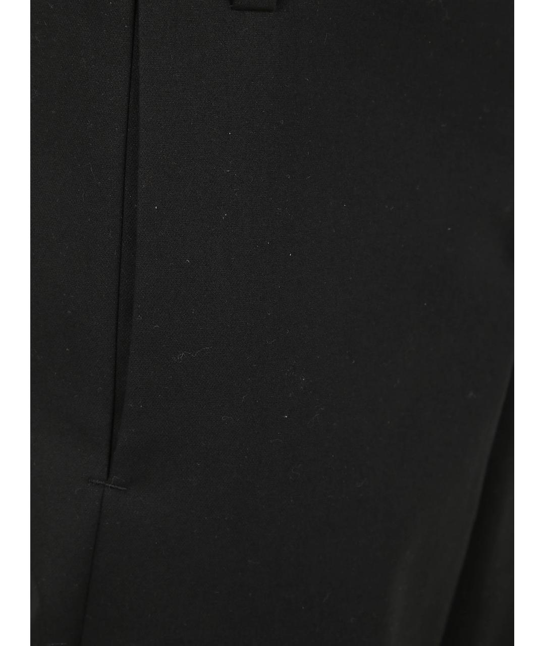 JACQUEMUS Черные хлопковые повседневные брюки, фото 3