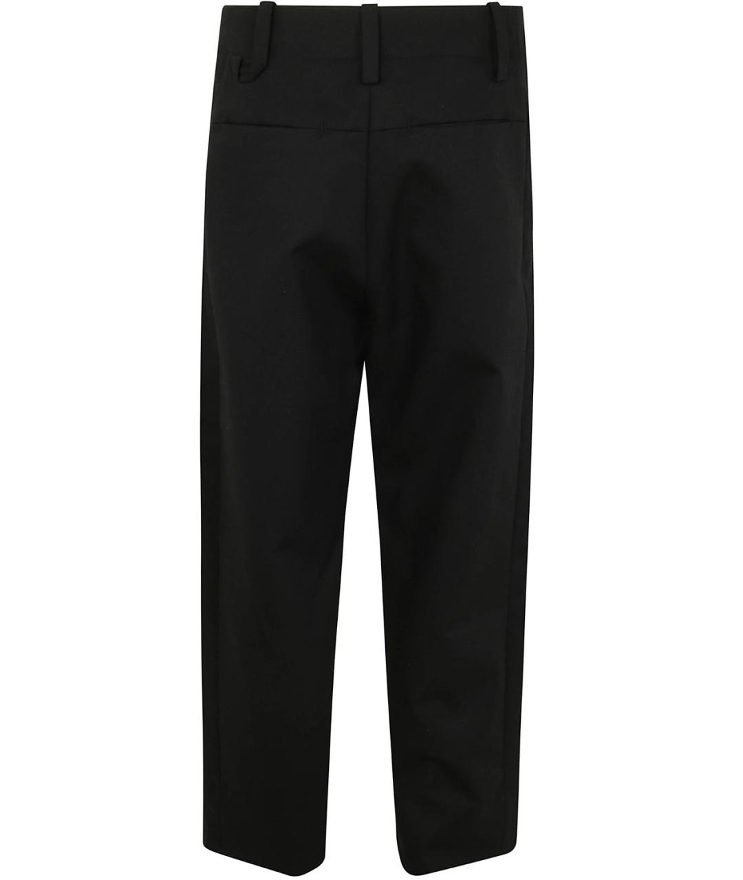 JACQUEMUS Черные хлопковые повседневные брюки, фото 2