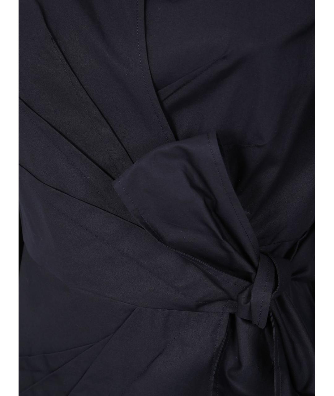 MAX MARA Черное хлопковое повседневное платье, фото 3