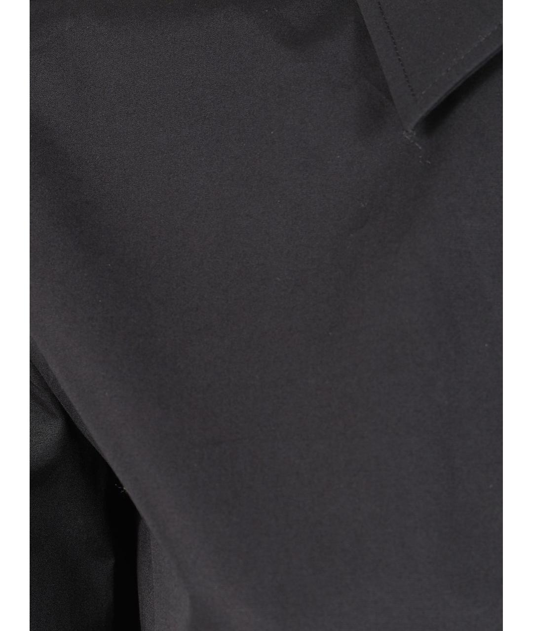 MAX MARA Антрацитовая хлопковая рубашка, фото 3