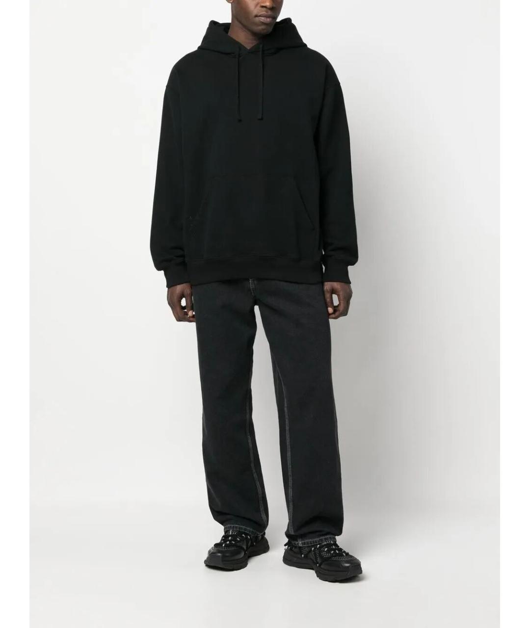 CARHARTT WIP Черные хлопковые повседневные брюки, фото 3