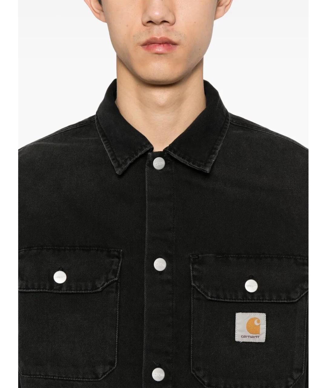 CARHARTT WIP Черная хлопковая куртка, фото 2