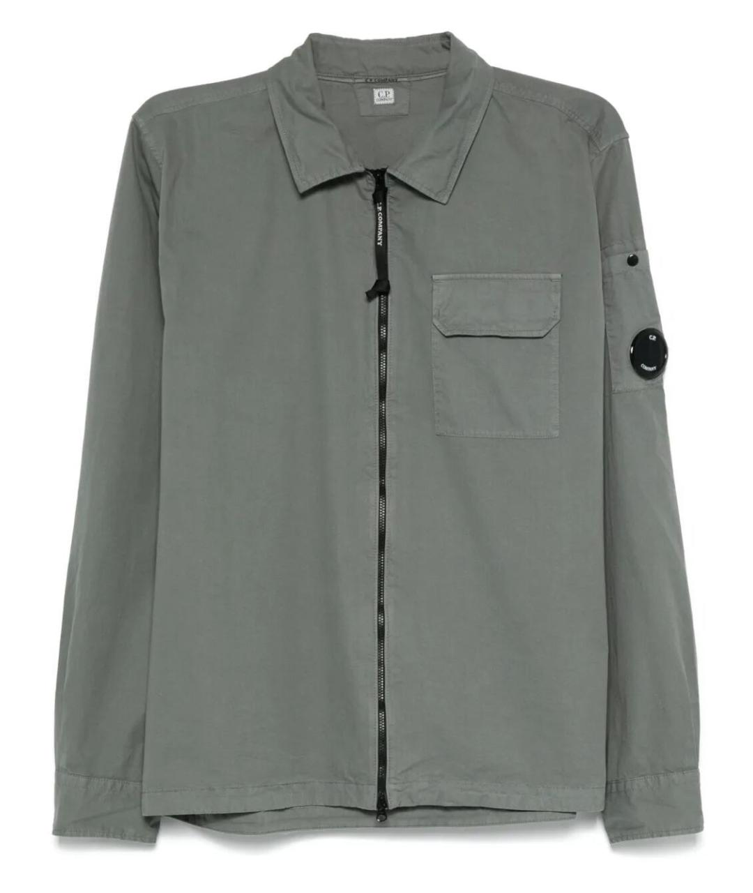 CP COMPANY Зеленая хлопковая куртка, фото 1