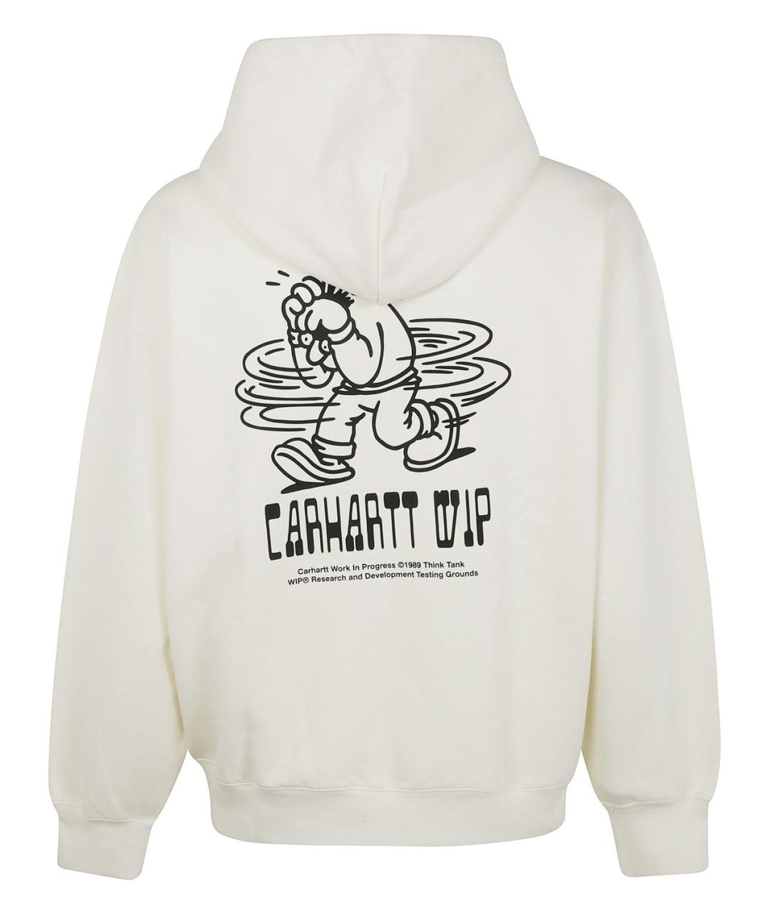 CARHARTT WIP Белый хлопковый джемпер / свитер, фото 2