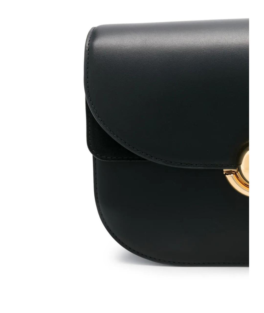 FURLA Черная кожаная сумка через плечо, фото 4