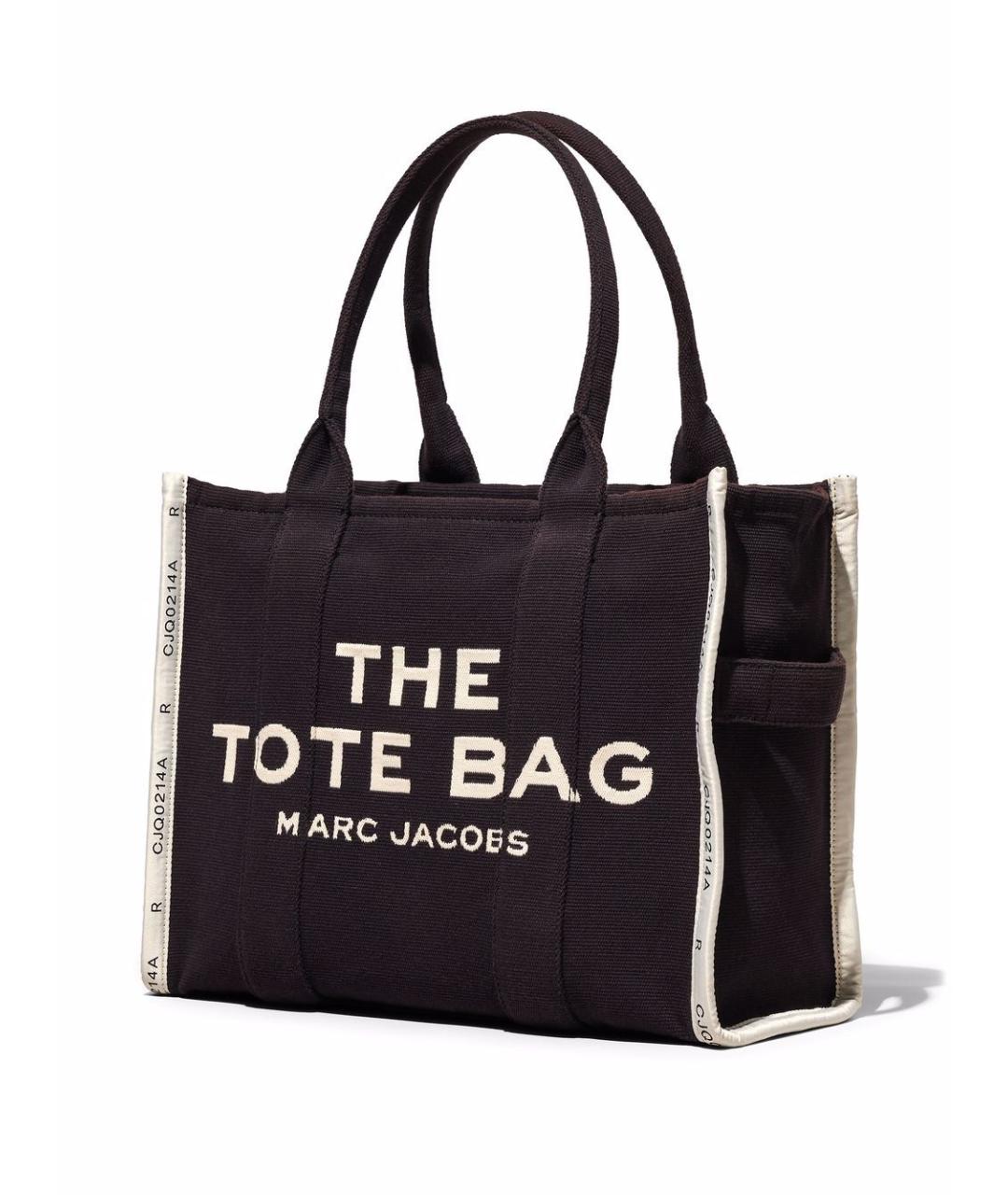 MARC JACOBS Черная тканевая сумка тоут, фото 5