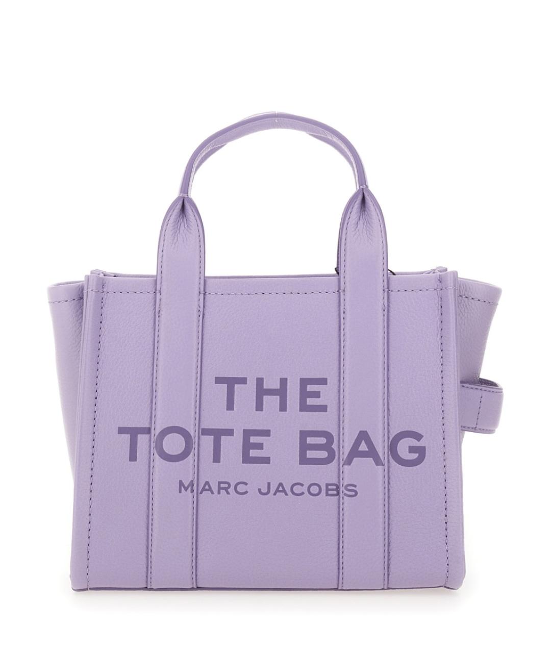 MARC JACOBS Фиолетовая сумка тоут из искусственной кожи, фото 2