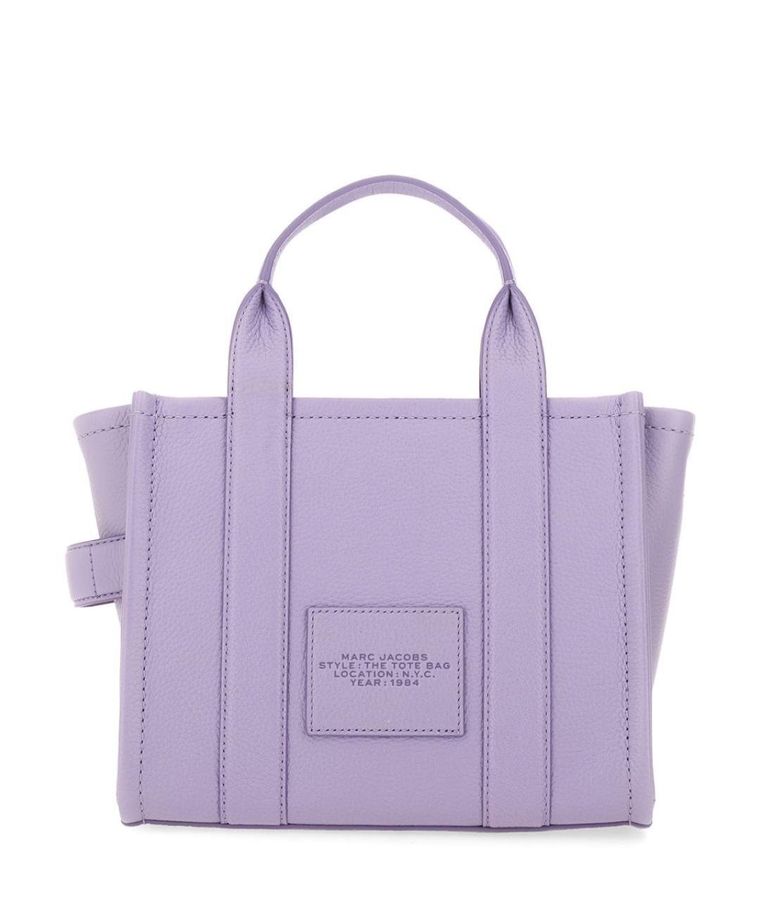 MARC JACOBS Фиолетовая сумка тоут из искусственной кожи, фото 1