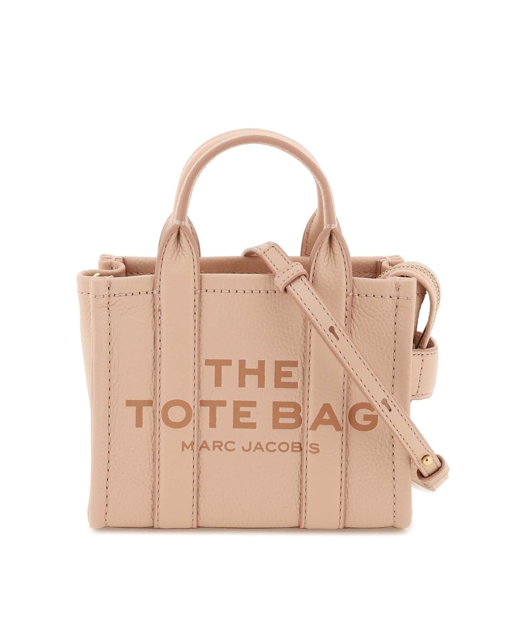 MARC JACOBS Розовая кожаная сумка тоут, фото 2