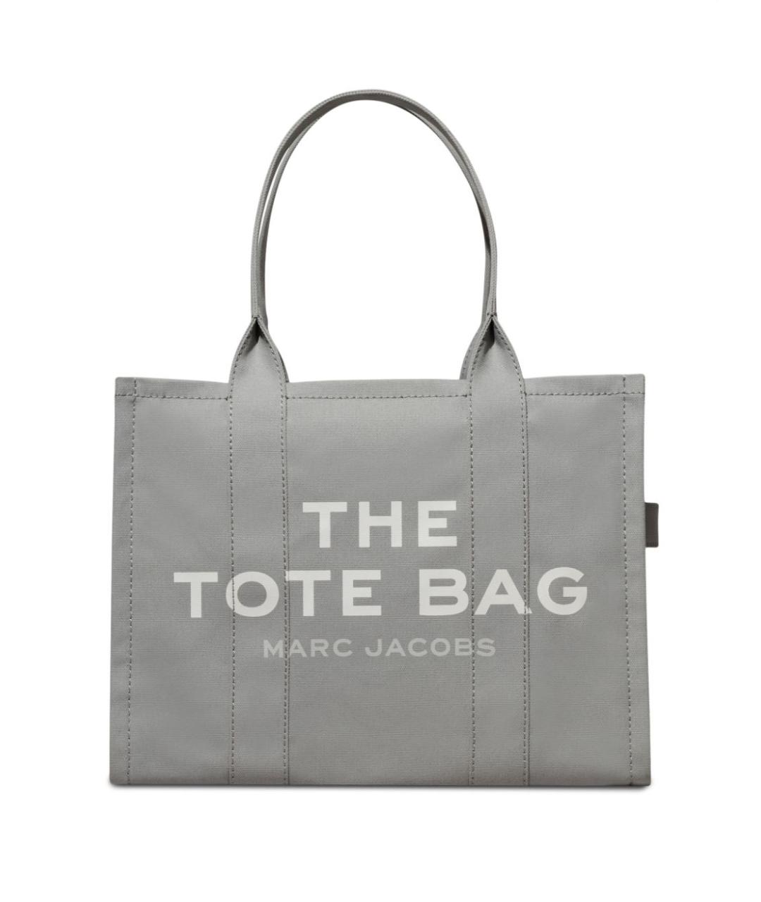 MARC JACOBS Серая тканевая сумка тоут, фото 1