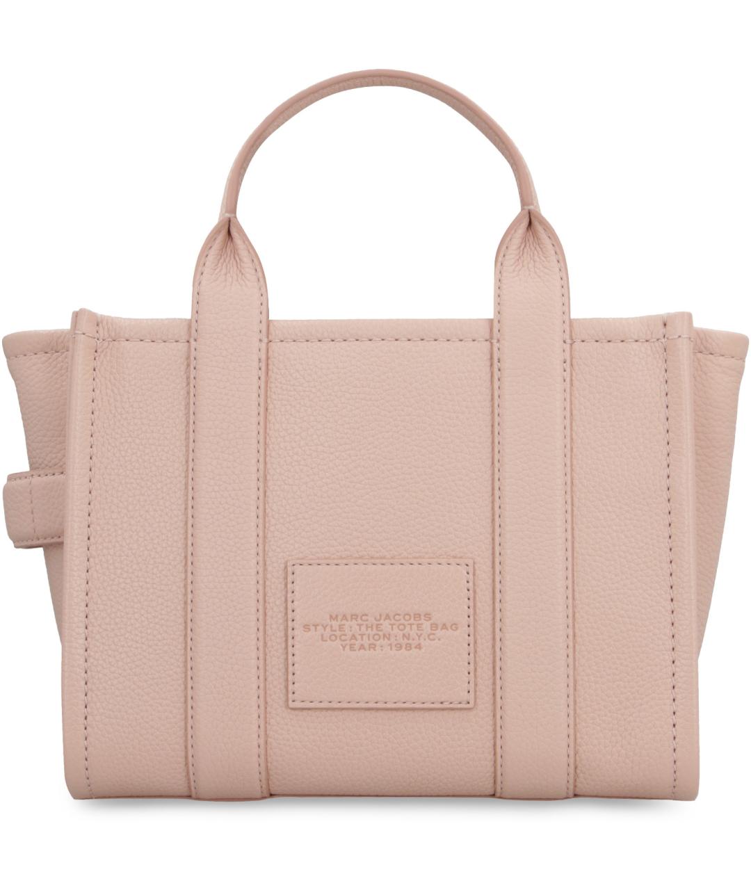 MARC JACOBS Розовая сумка тоут из искусственной кожи, фото 4