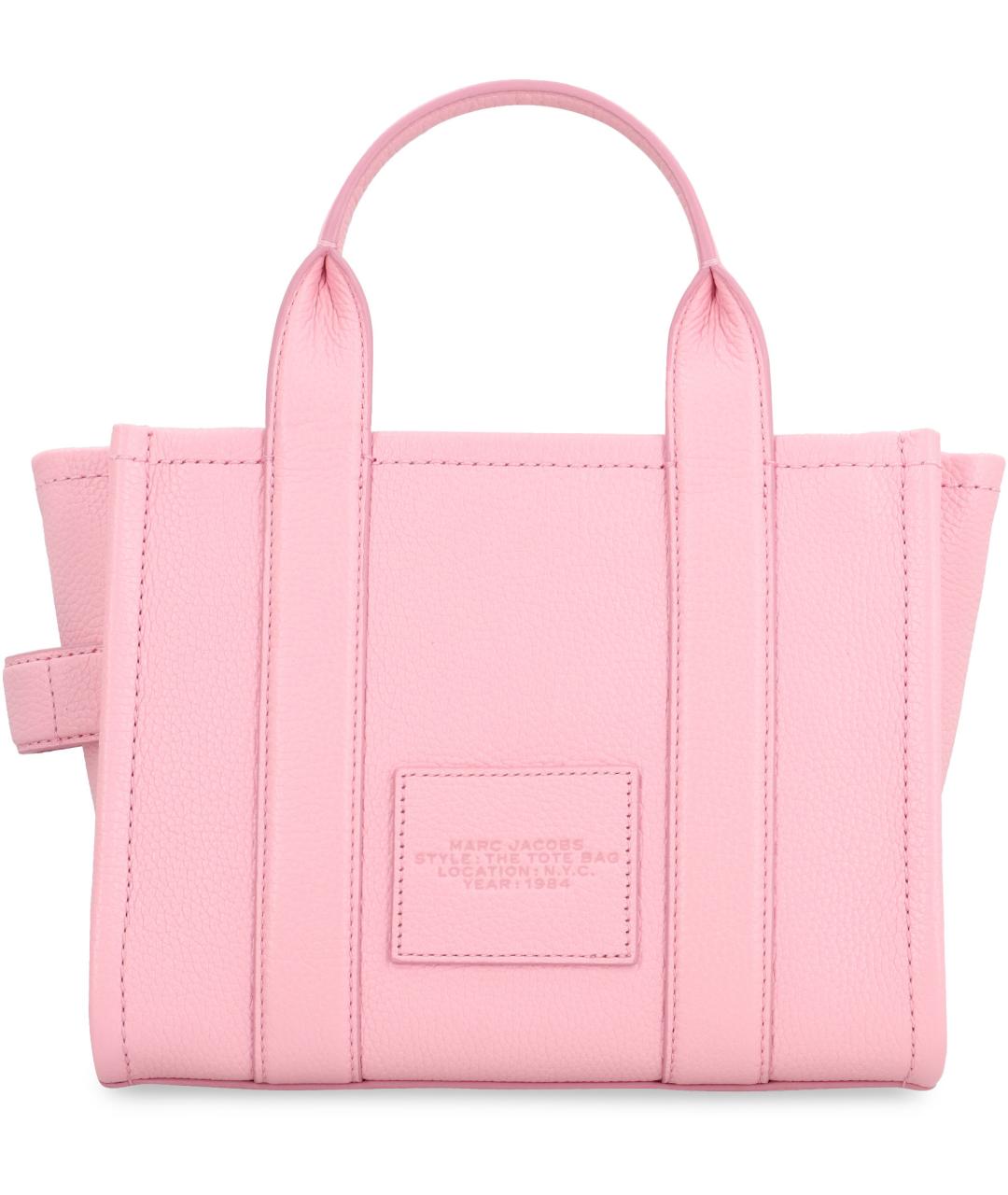 MARC JACOBS Розовая сумка тоут из искусственной кожи, фото 4