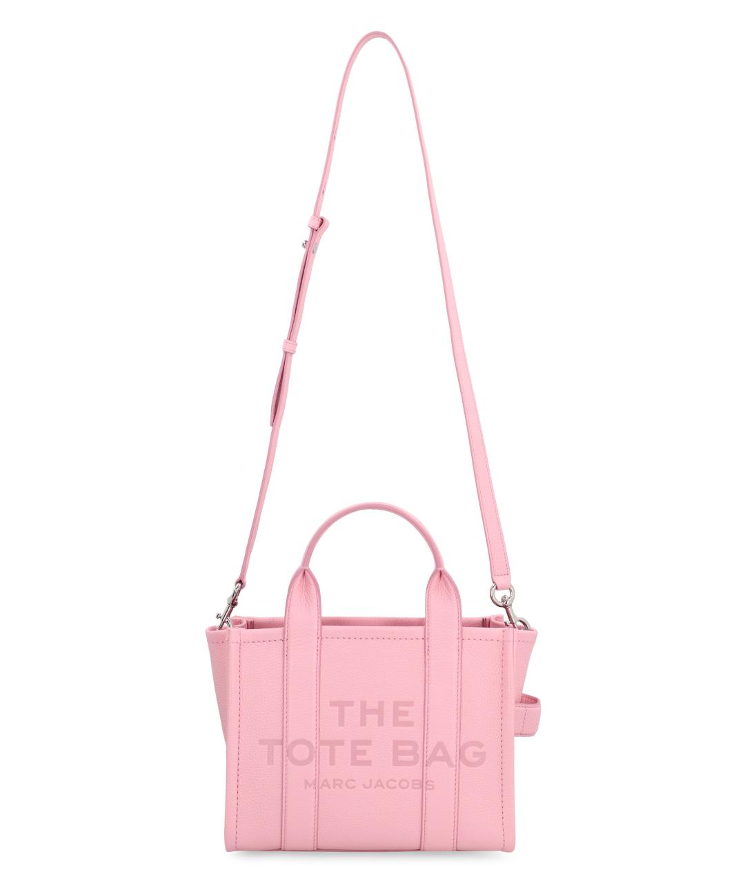 MARC JACOBS Розовая сумка тоут из искусственной кожи, фото 5