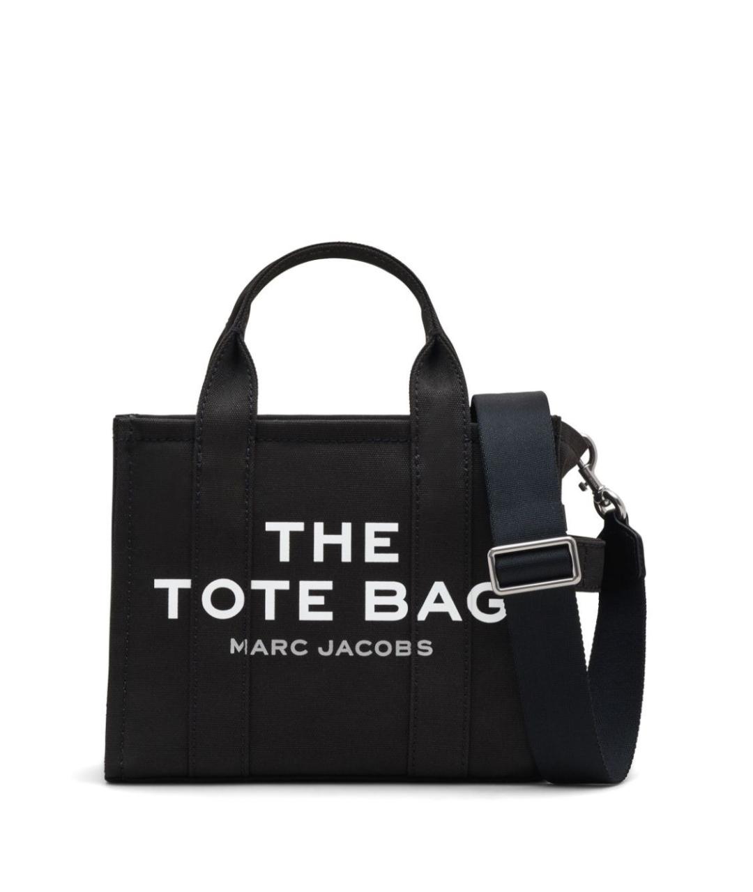 MARC JACOBS Черная тканевая сумка тоут, фото 1
