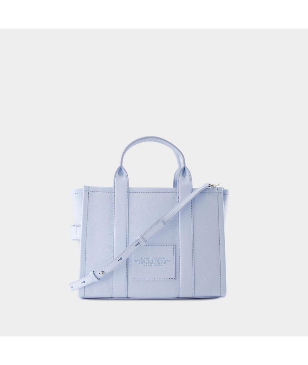 MARC JACOBS Голубая кожаная сумка тоут, фото 3