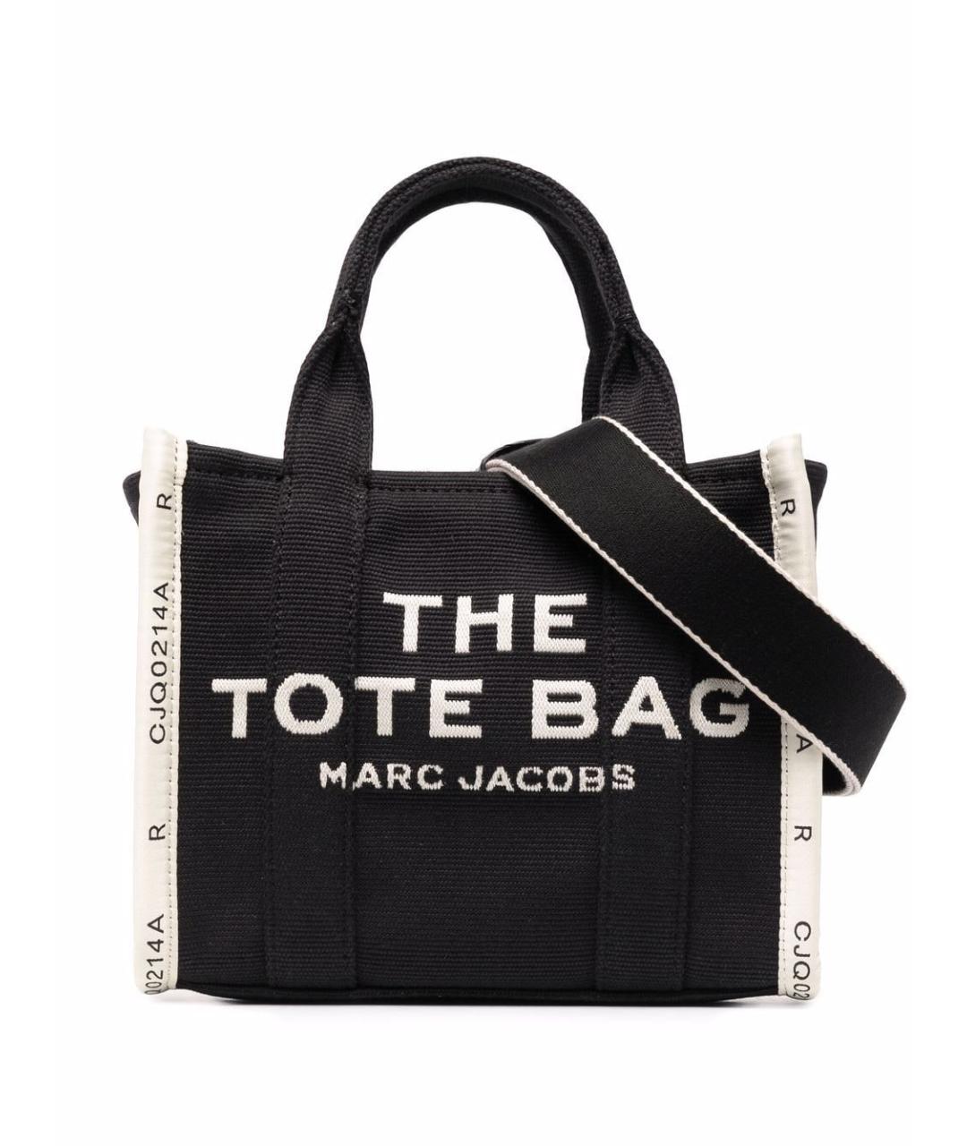 MARC JACOBS Черная тканевая сумка тоут, фото 1