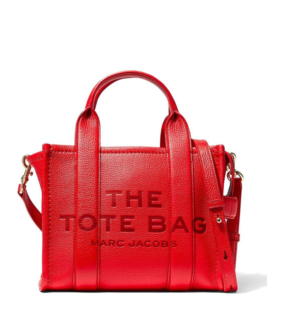 MARC JACOBS Красная сумка тоут из искусственной кожи, фото 1