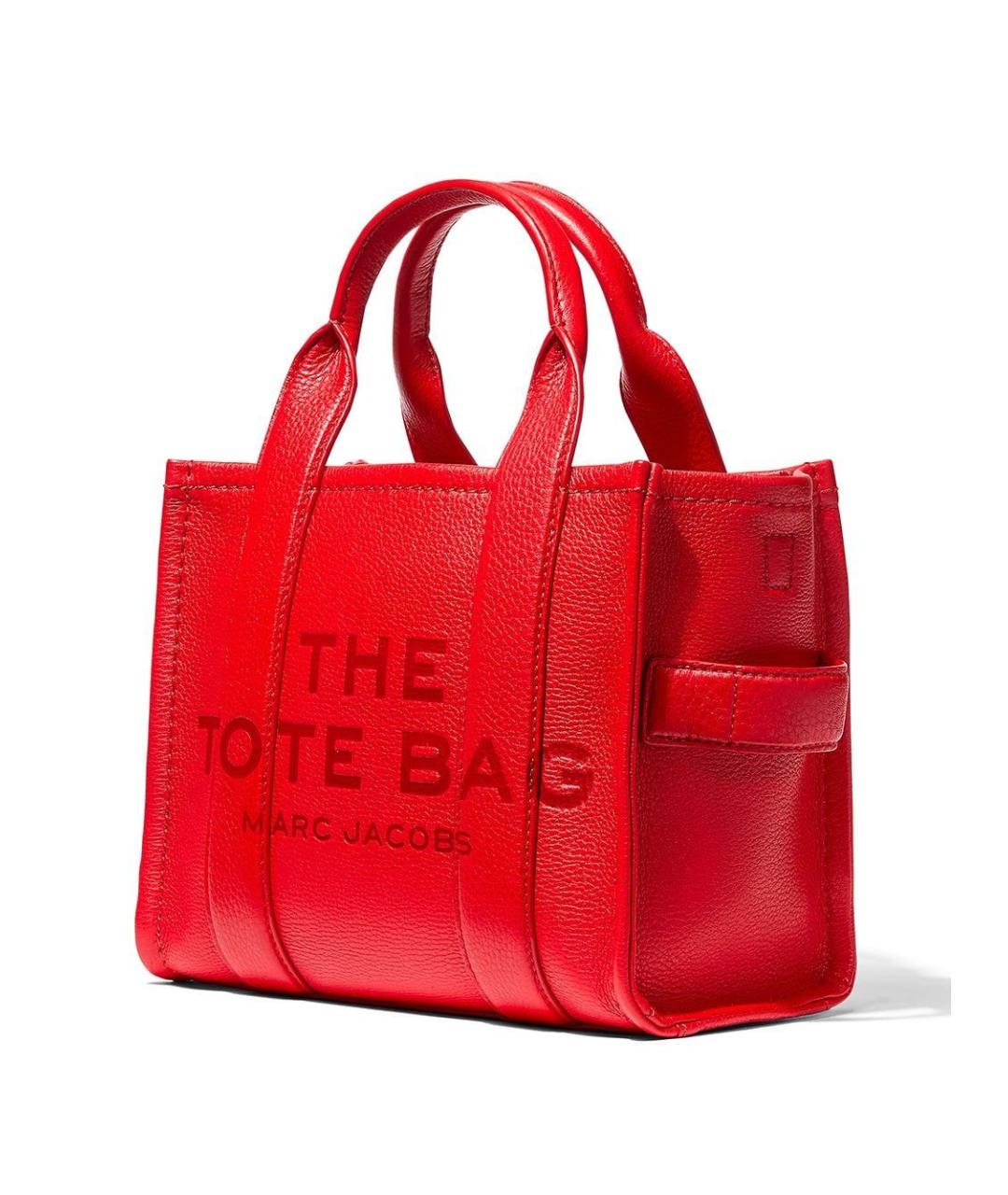 MARC JACOBS Красная сумка тоут из искусственной кожи, фото 3