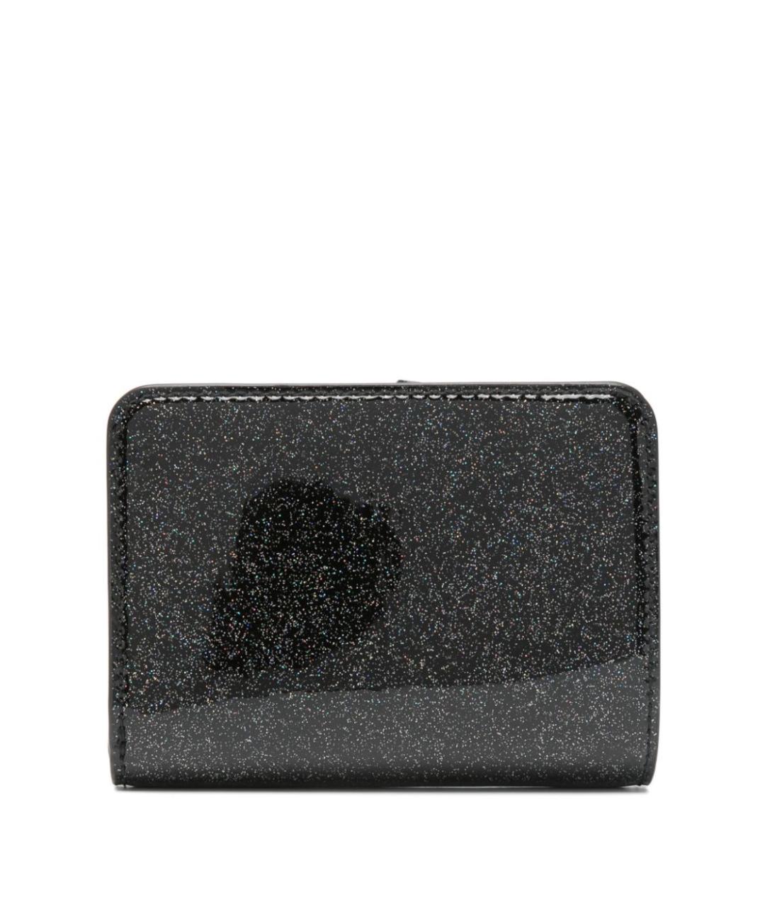 MARC JACOBS Черный кошелек из лакированной кожи, фото 4
