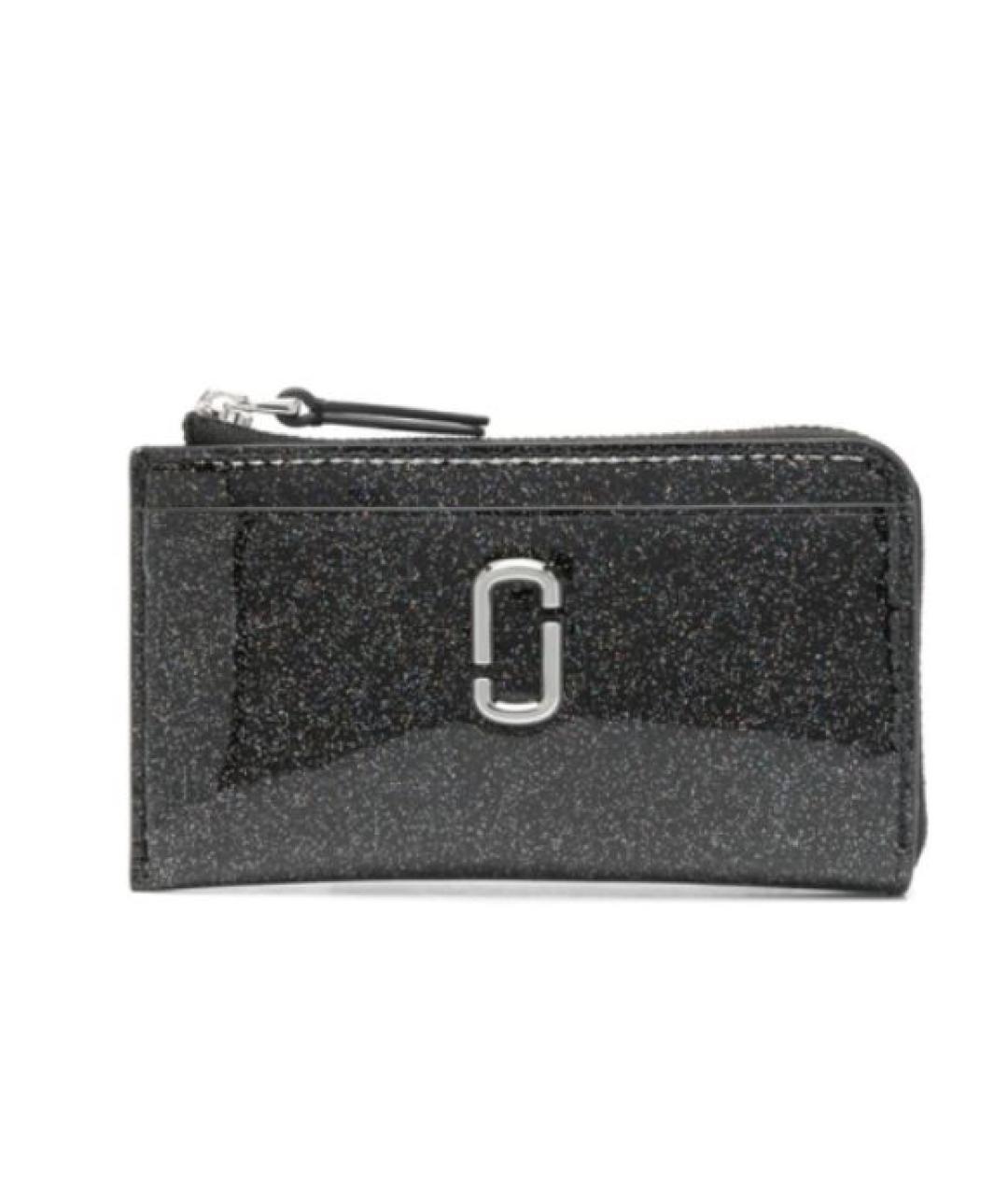 MARC JACOBS Черный кошелек из лакированной кожи, фото 4