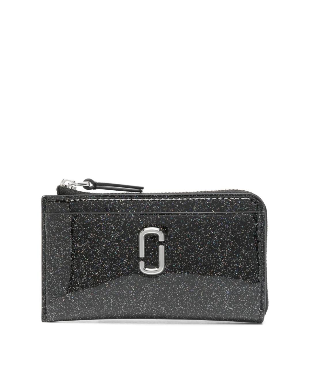 MARC JACOBS Черный кошелек из лакированной кожи, фото 1