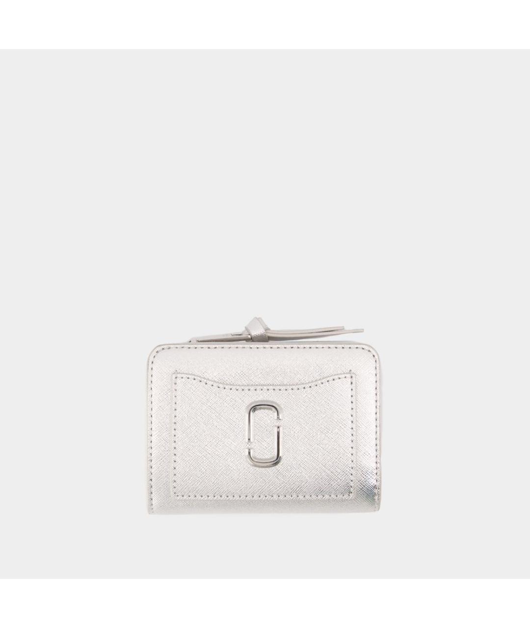 MARC JACOBS Серебрянный кожаный кошелек, фото 5