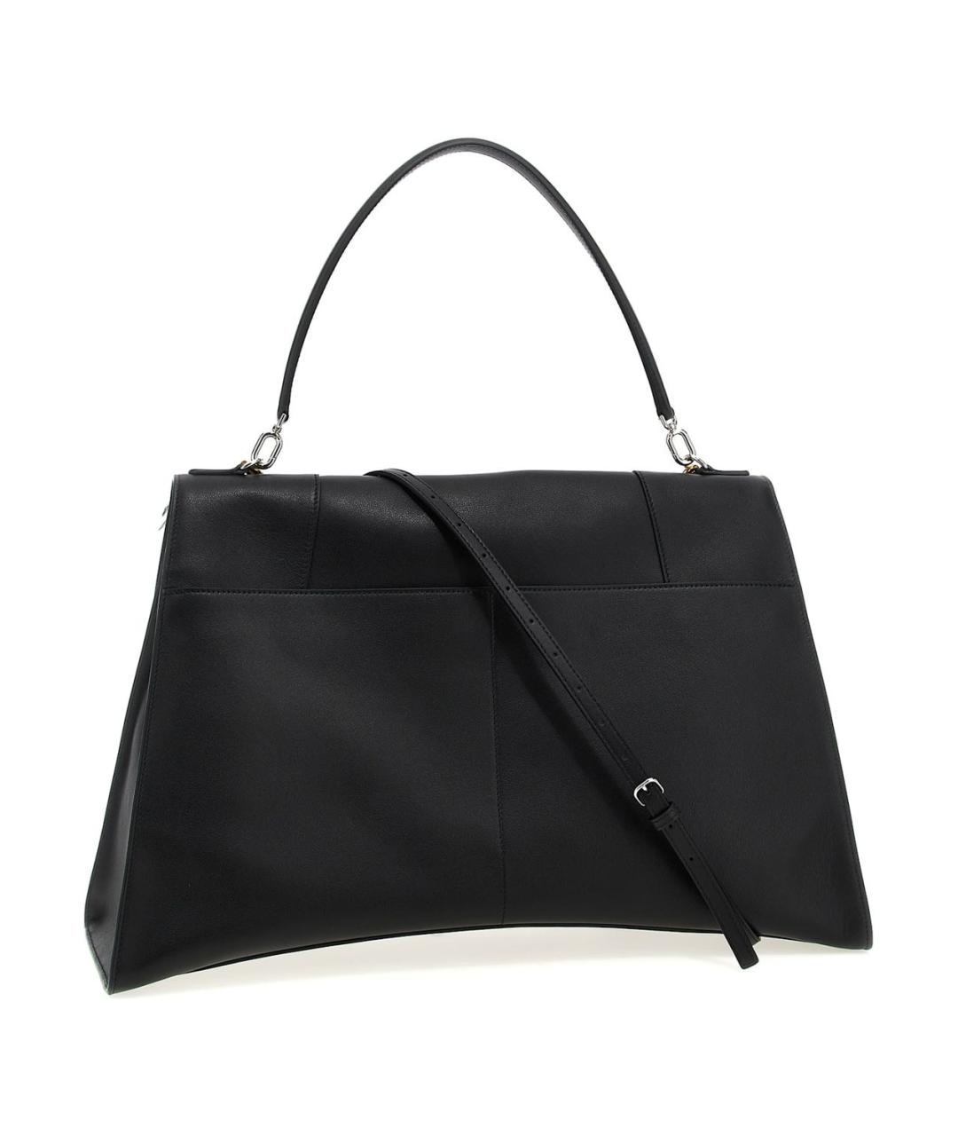 BALENCIAGA Черная кожаная сумка через плечо, фото 2