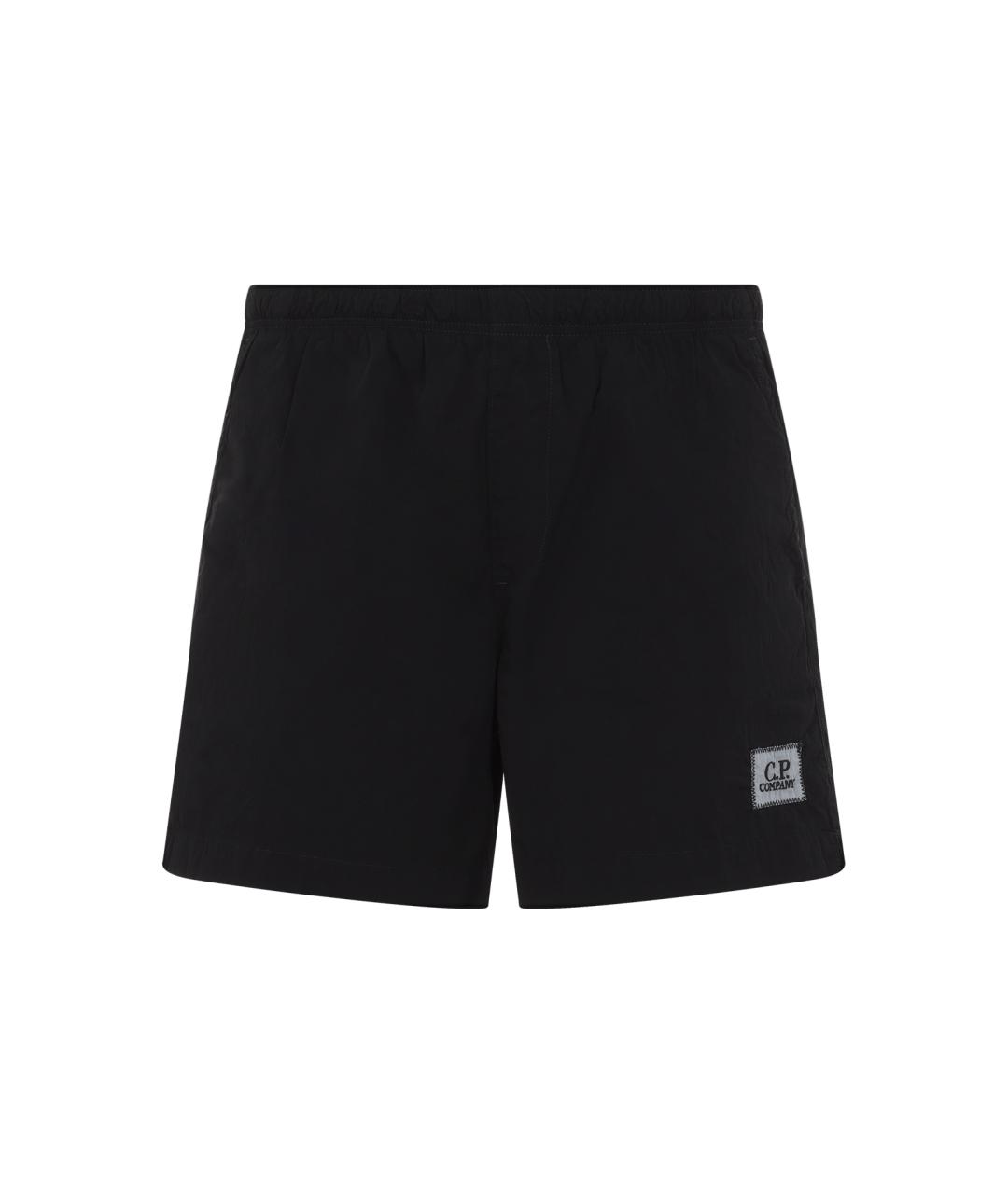 CP COMPANY Черные полиамидовые плавки, фото 1