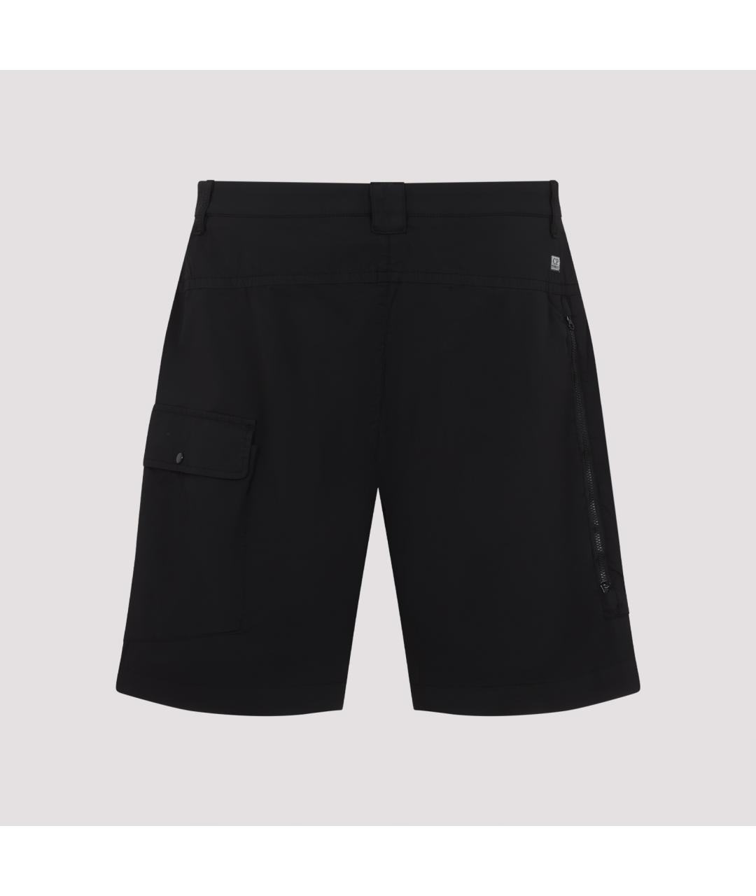 CP COMPANY Черные хлопковые шорты, фото 3