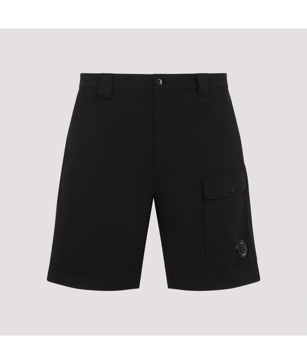 CP COMPANY Черные хлопковые шорты, фото 2