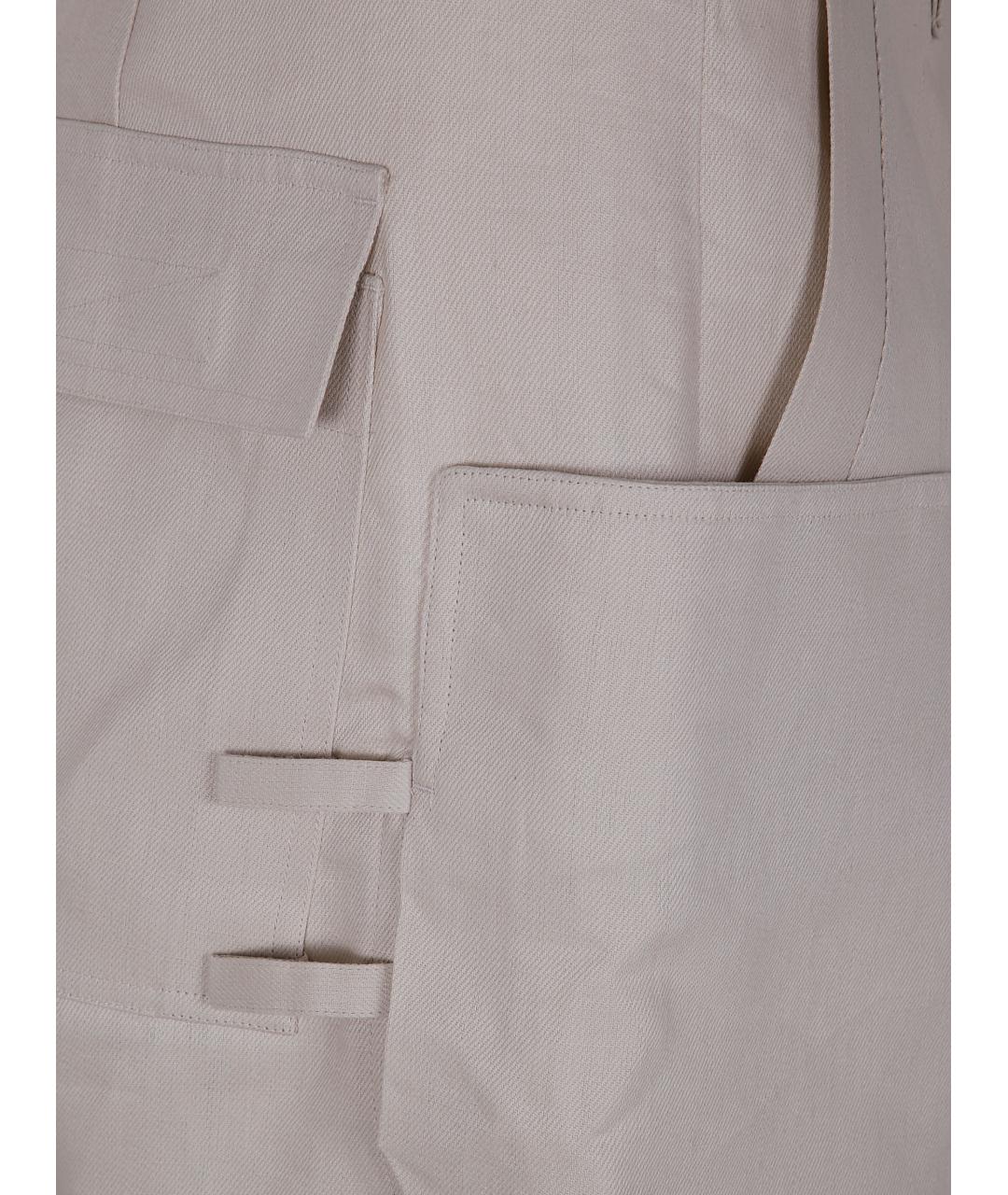 RICK OWENS Серые повседневные брюки, фото 3