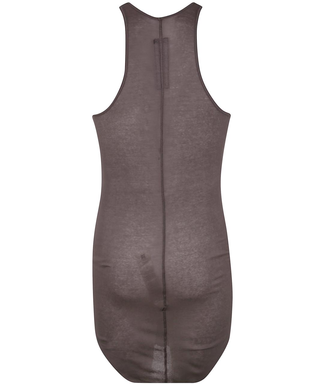 RICK OWENS Серая вискозная майка, фото 2